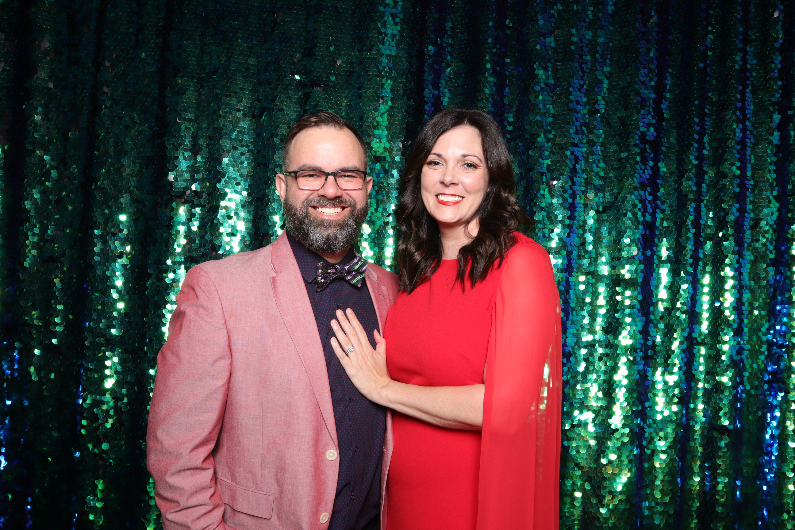 Lafayette, LA Backdrop Rental | Peacock Sequins